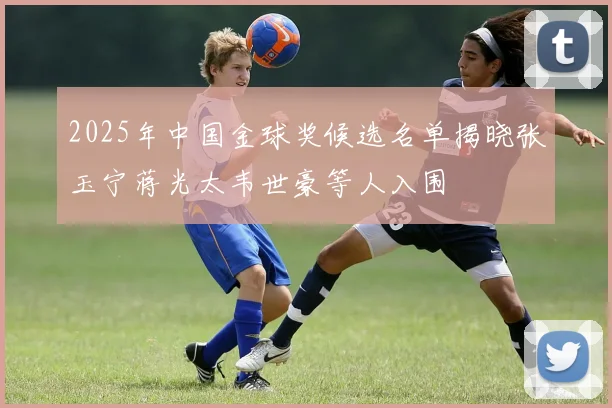 2025年中国金球奖候选名单揭晓张玉宁蒋光太韦世豪等人入围